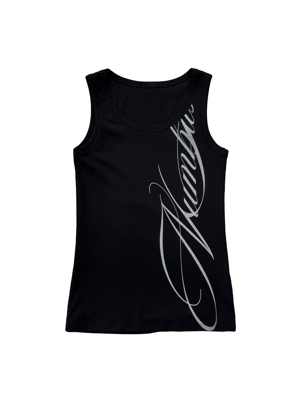 Script Graphic Compression Tank Top