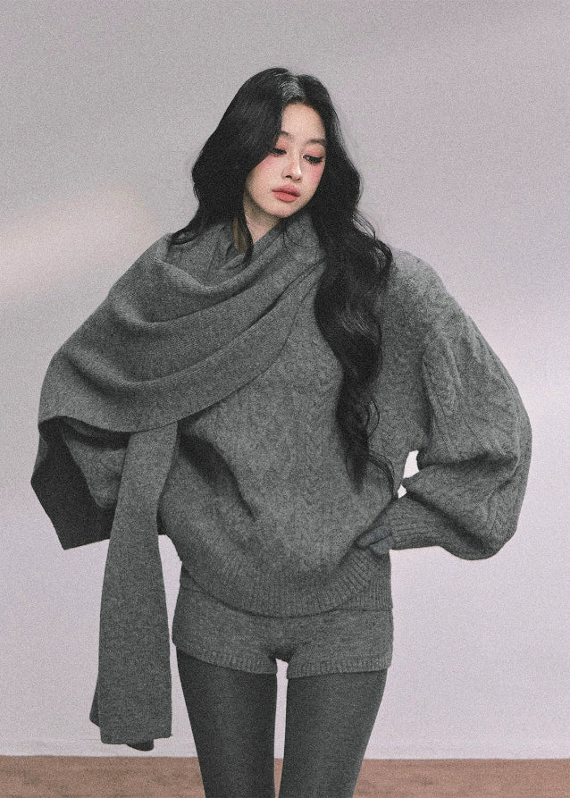 Maison Lumière Luxe Knit Three-Piece Set