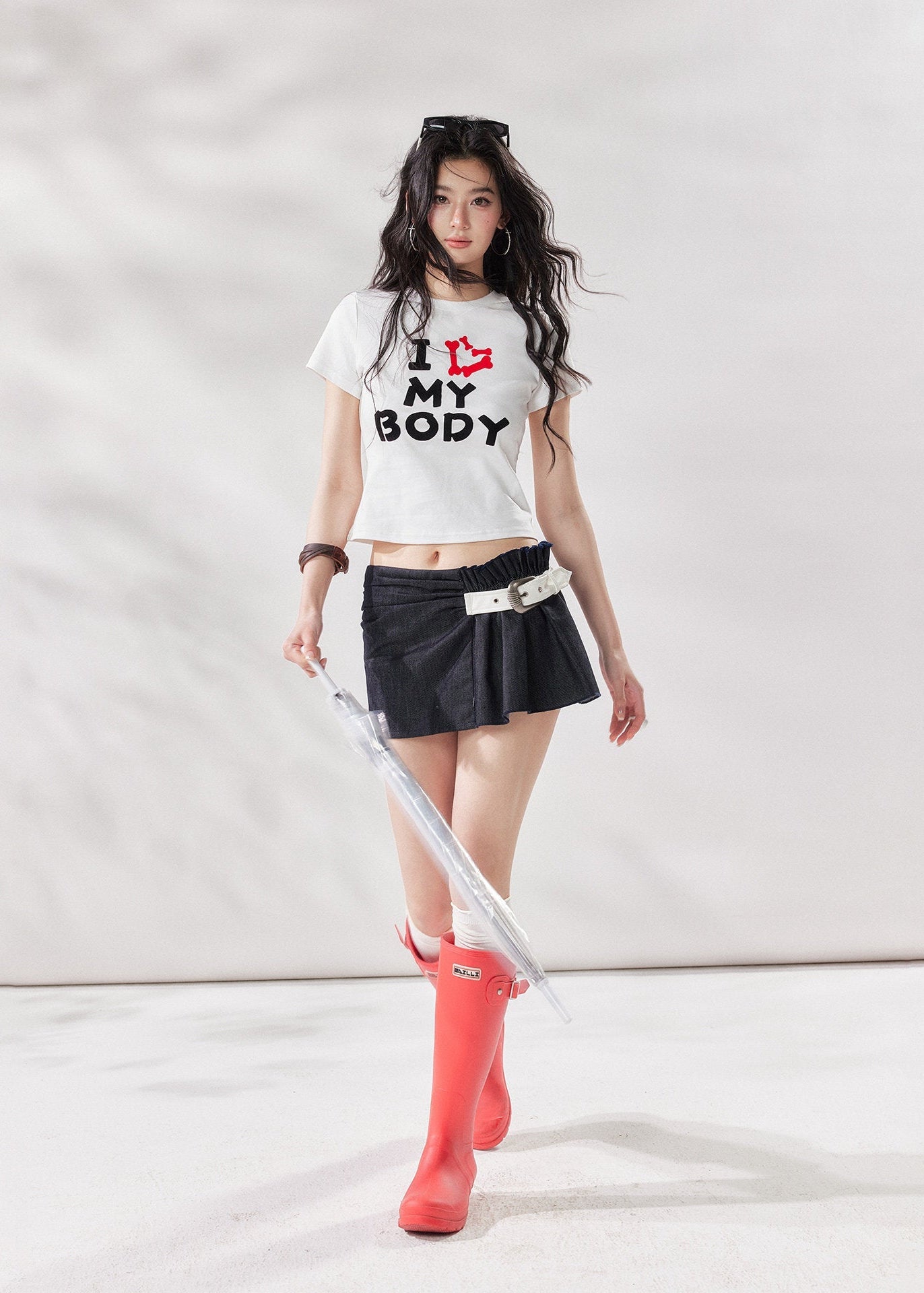 I Love My Body Cropped Tee