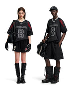 Retro Number Contrast Jersey Tee