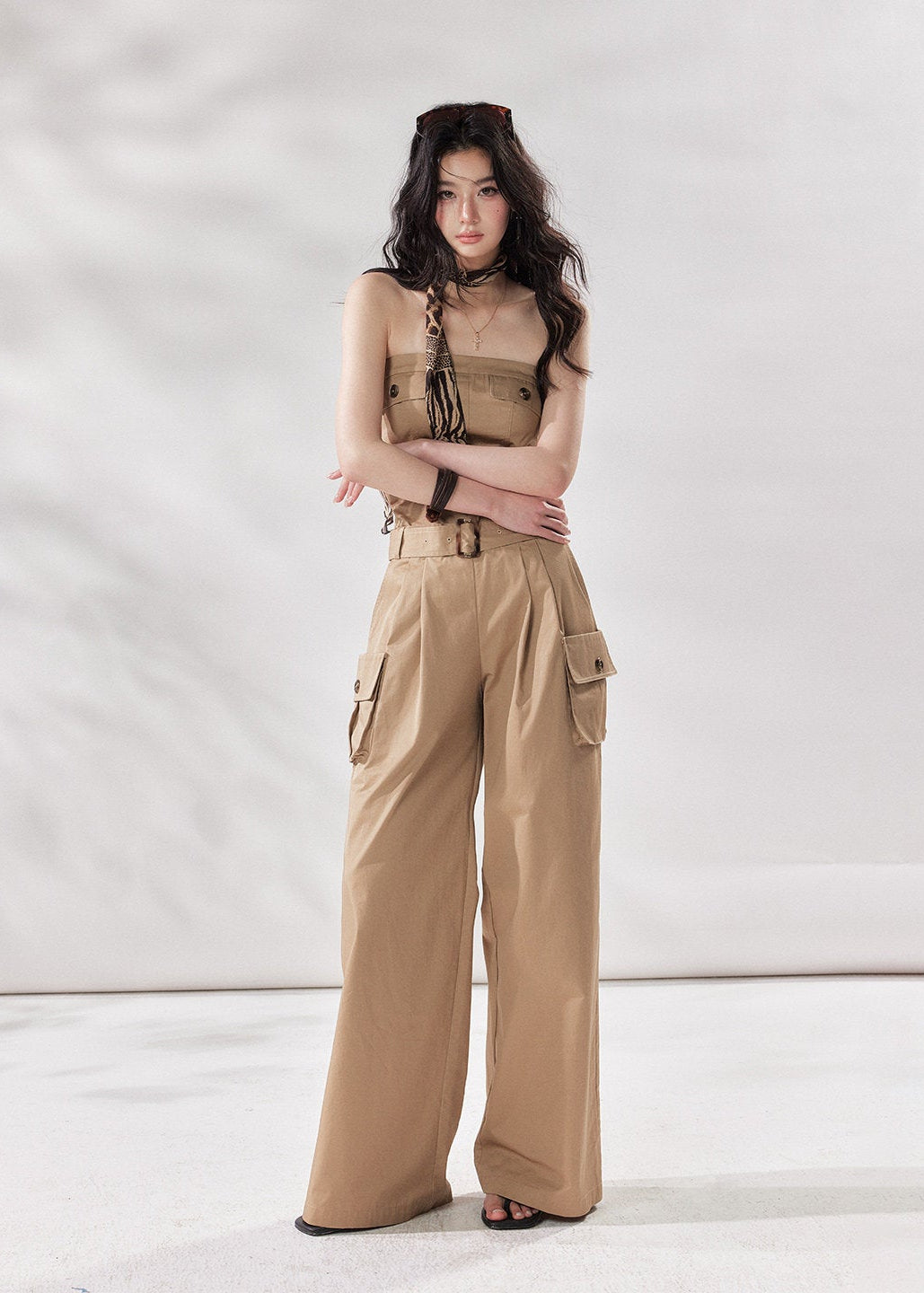Desert Utility Bandeau Jumpsuit