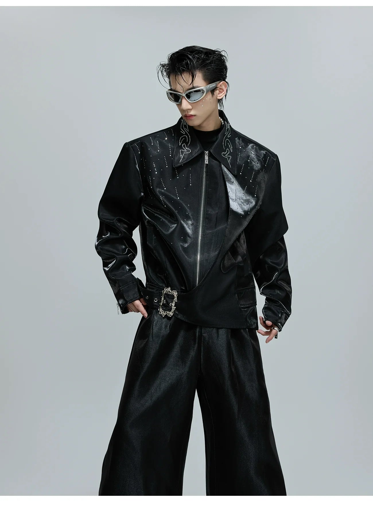 【25s Oct.】Stars* Matte Rhinestone Shiny Jacket