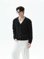 【26s Jan.】Old-Money V-Neck Soft Knit Cardigan