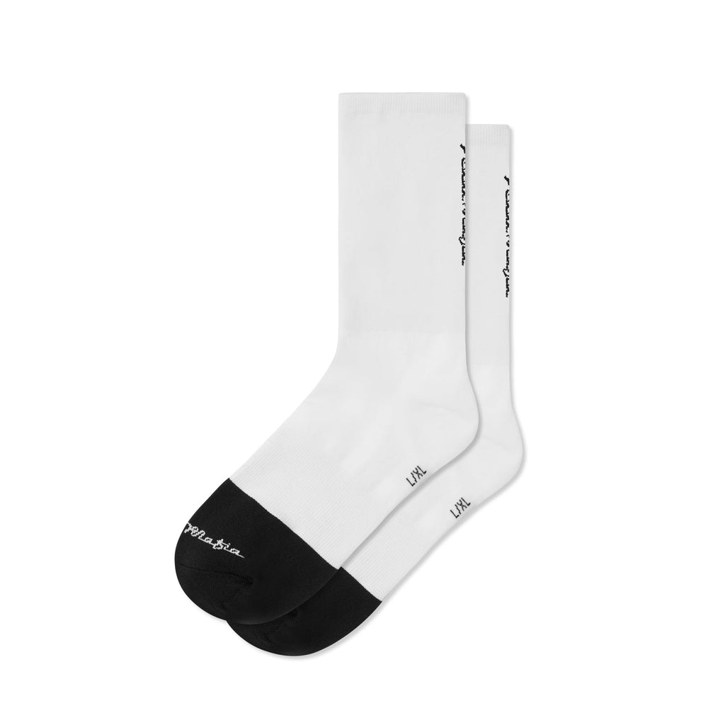 Core Sock - Script White
