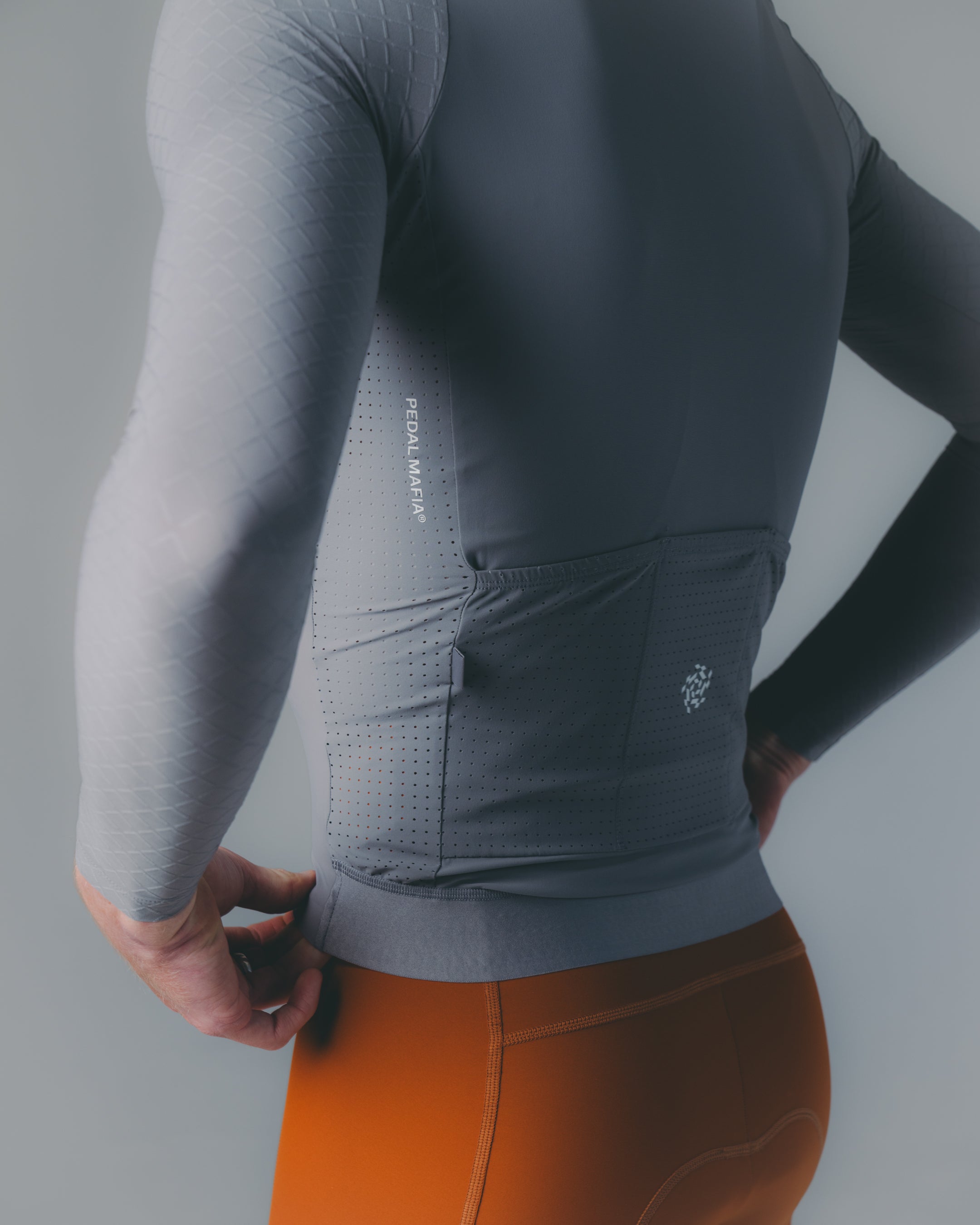 Men's Pro Long Sleeve Jersey - Grey