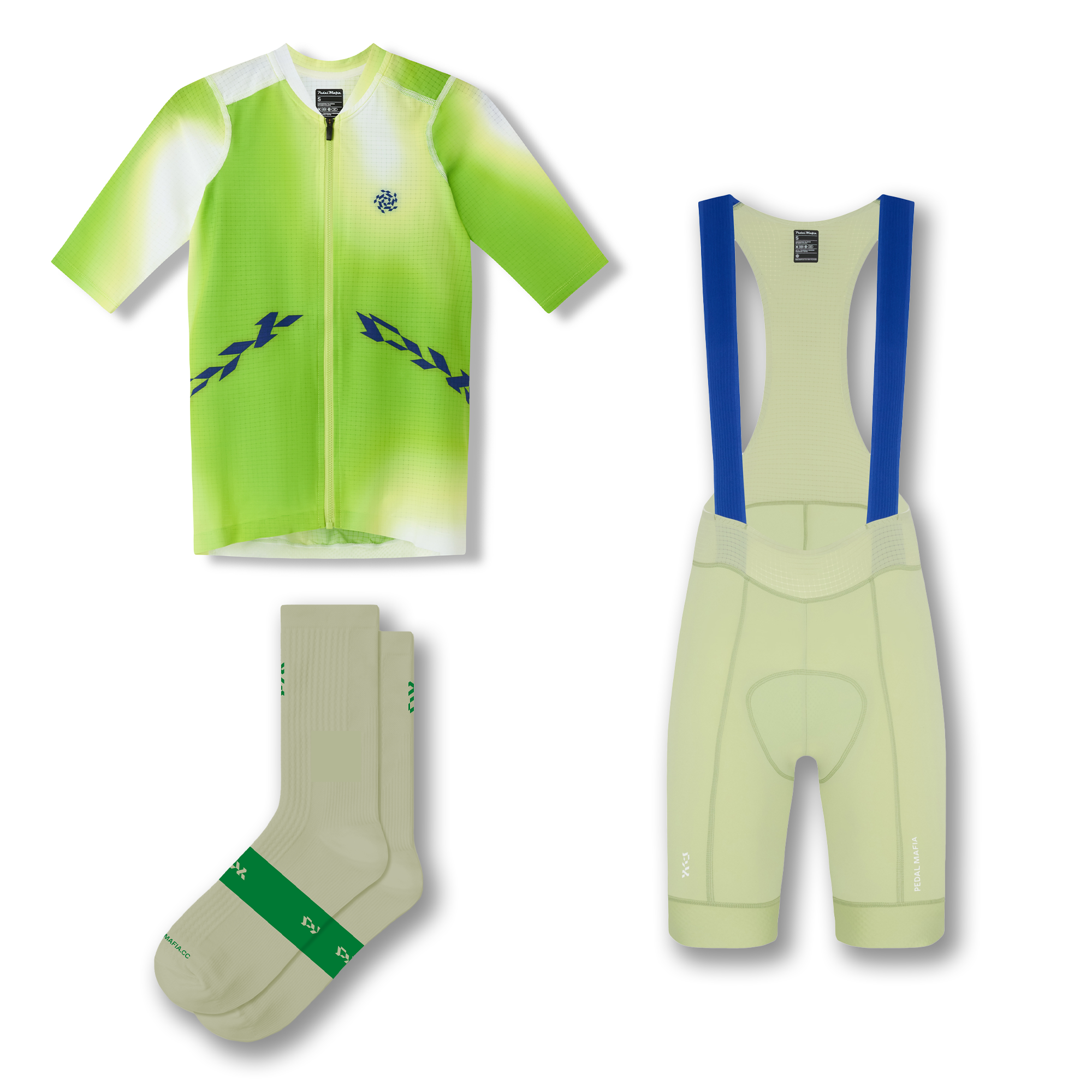 Men's Pro Race Cycling Bundle - Lime