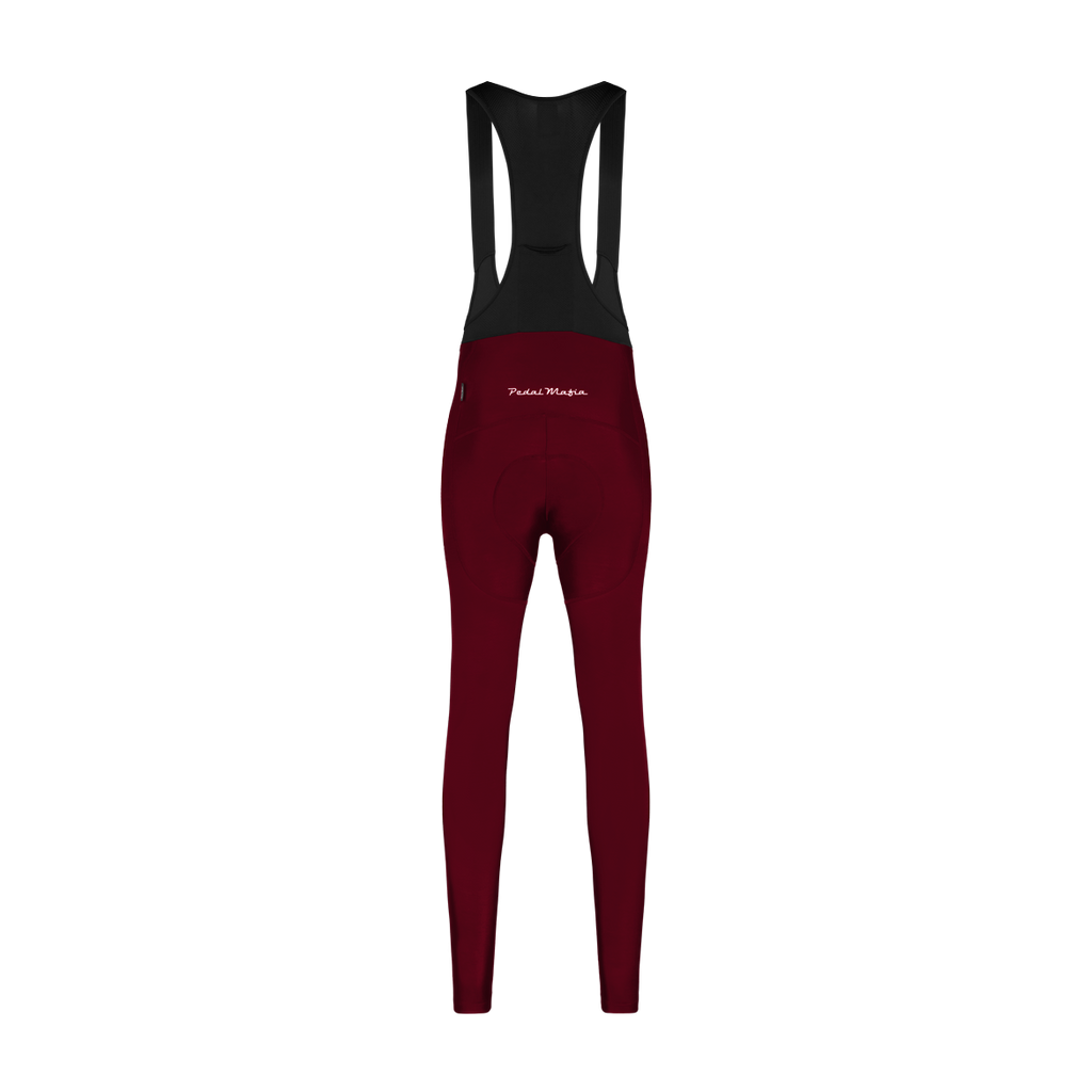 Men's Core Thermal Bib Tight - Rot Wine