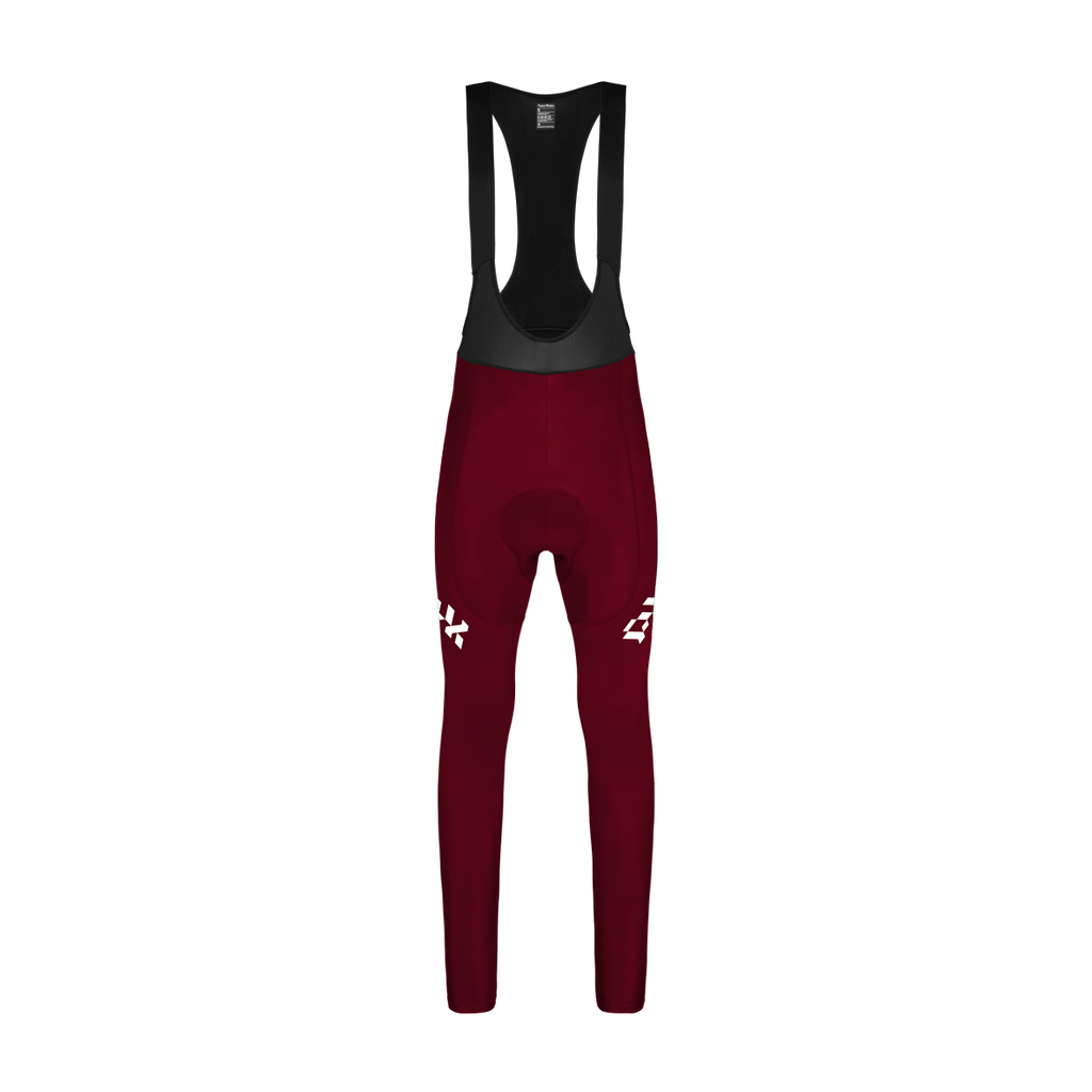 Men's Core Thermal Bib Tight - Rot Wine