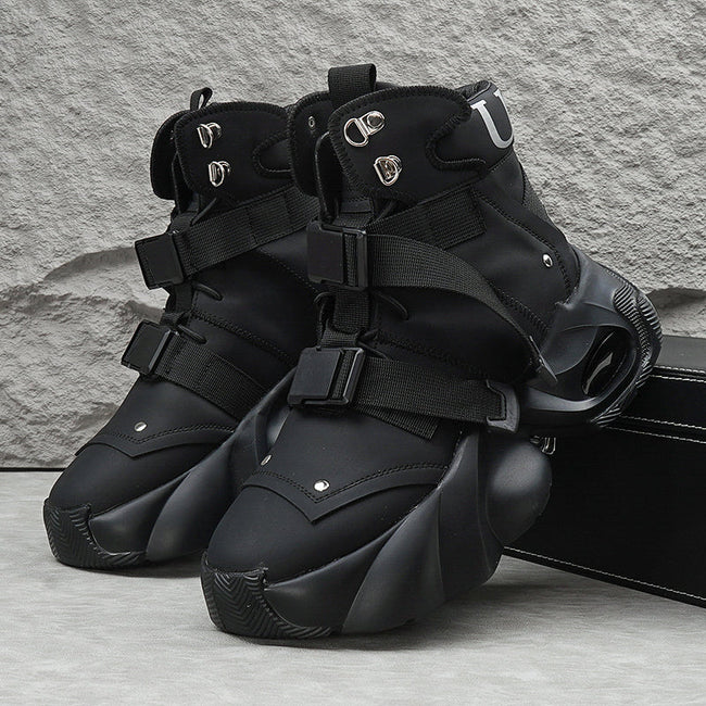 Black Warrior High-top Functional Boots Hover Image