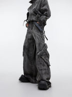 【25s Mar.】Vintage Denim Jacket  Baggy Cargo Pants