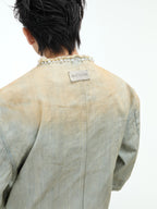 【25s Feb.】Pearl Embellished Vintage Denim Jacket