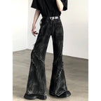 【24s July.】High Street High Waist Design Jeans