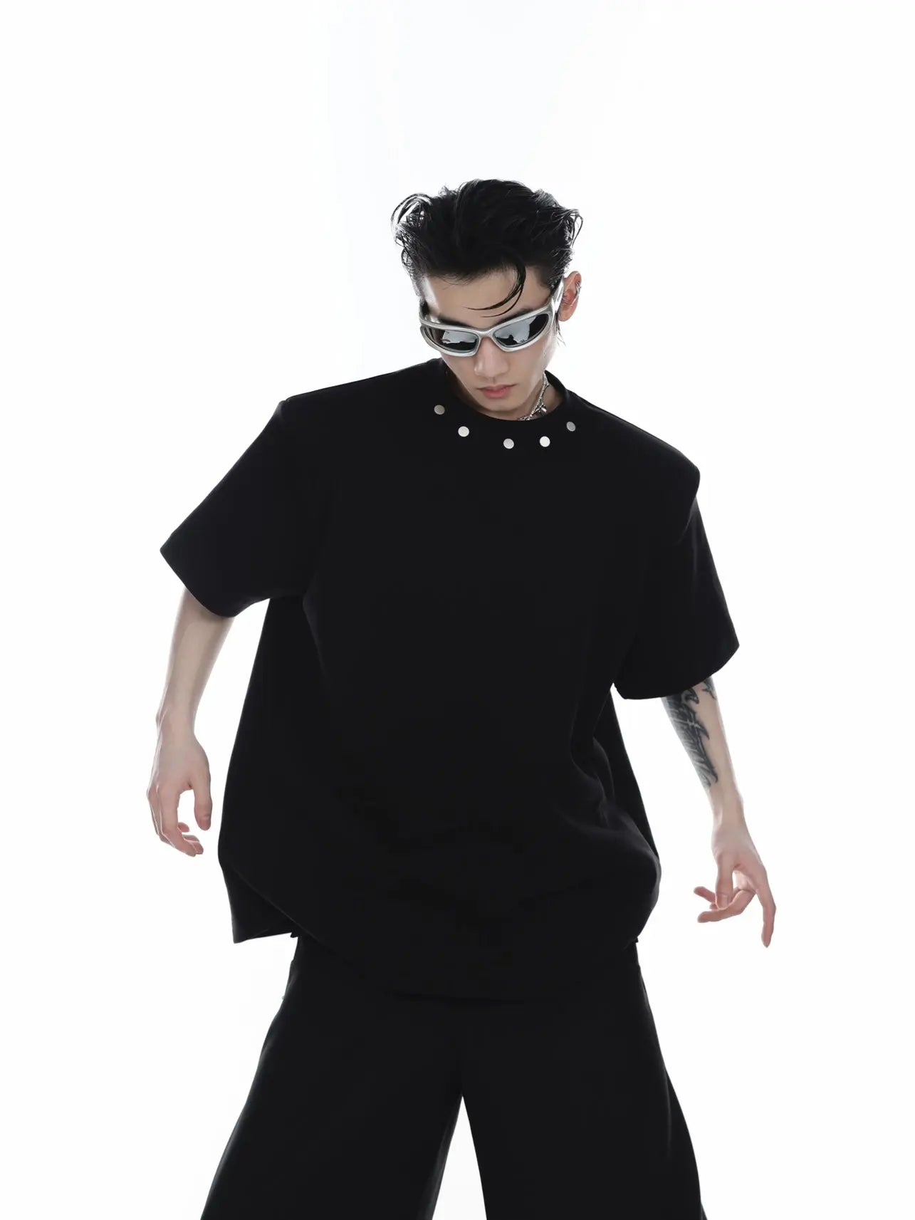 【23s Mar.】Small Round Neck padded Shirt