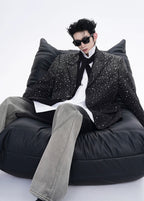 【25s Jul.】Rhinestone Design Suit Jacket