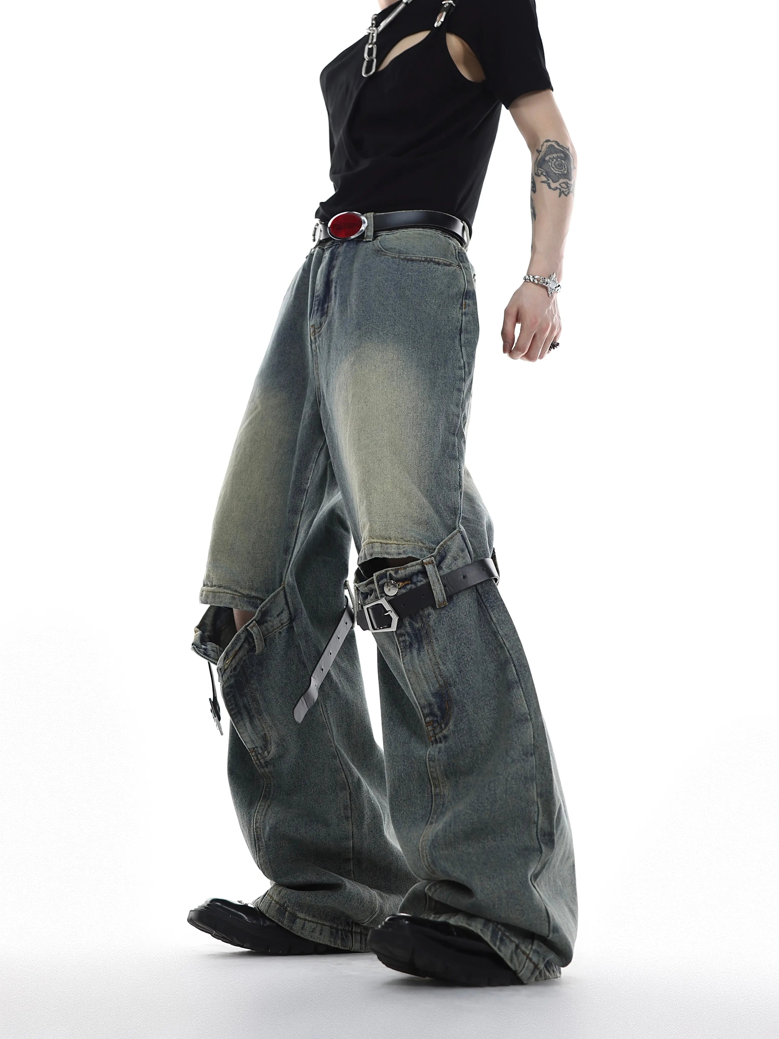 【23s May.】Vintage Jeans with Belt