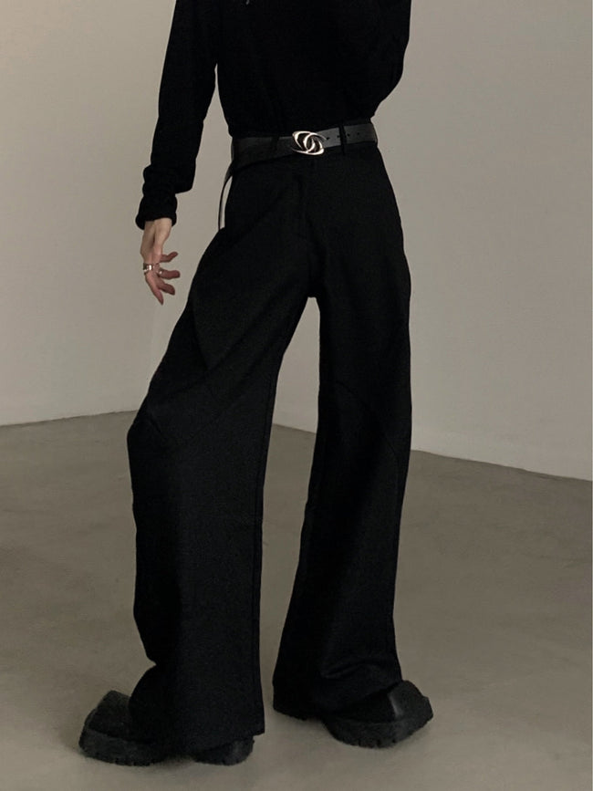【23s November.】Deconstructed Split Pleated Baggy Trousers Hover Image