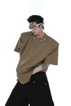 【23s Mar.】Small Round Neck padded Shirt