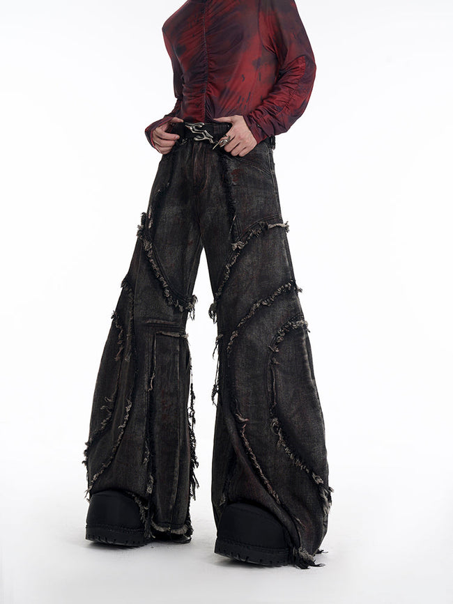 【25s Mar.】Distressed Structured Panel Machete Jackets/Jeans Main Image