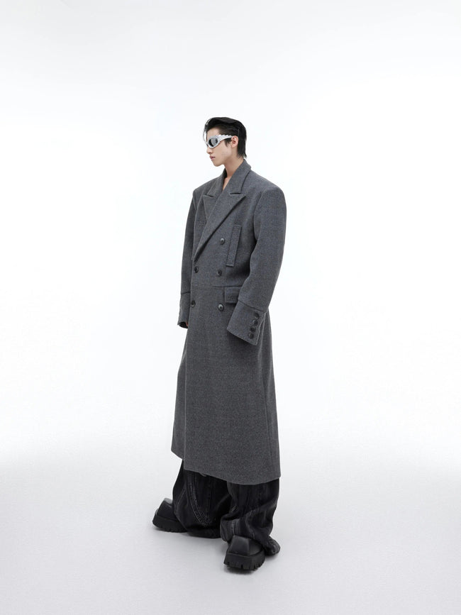【23s September.】Simple Drapey Autumn and Winter Coat Main Image