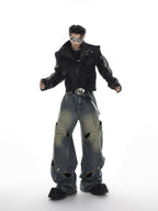 【25s Mar.】 Trendy Cutout Jeans