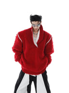 【NEW ARRIVALS】Mink Faux Weighted Knit Sweater