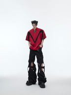 【25s Jul.】Trend Pioneer Hollow Wrap Casual Pants