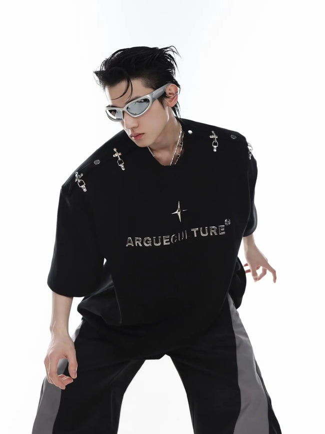 【23s Mar.】Shoulder Button Shirt Hover Image
