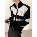 【23s November.】Metal Zipper Sweater Jacket