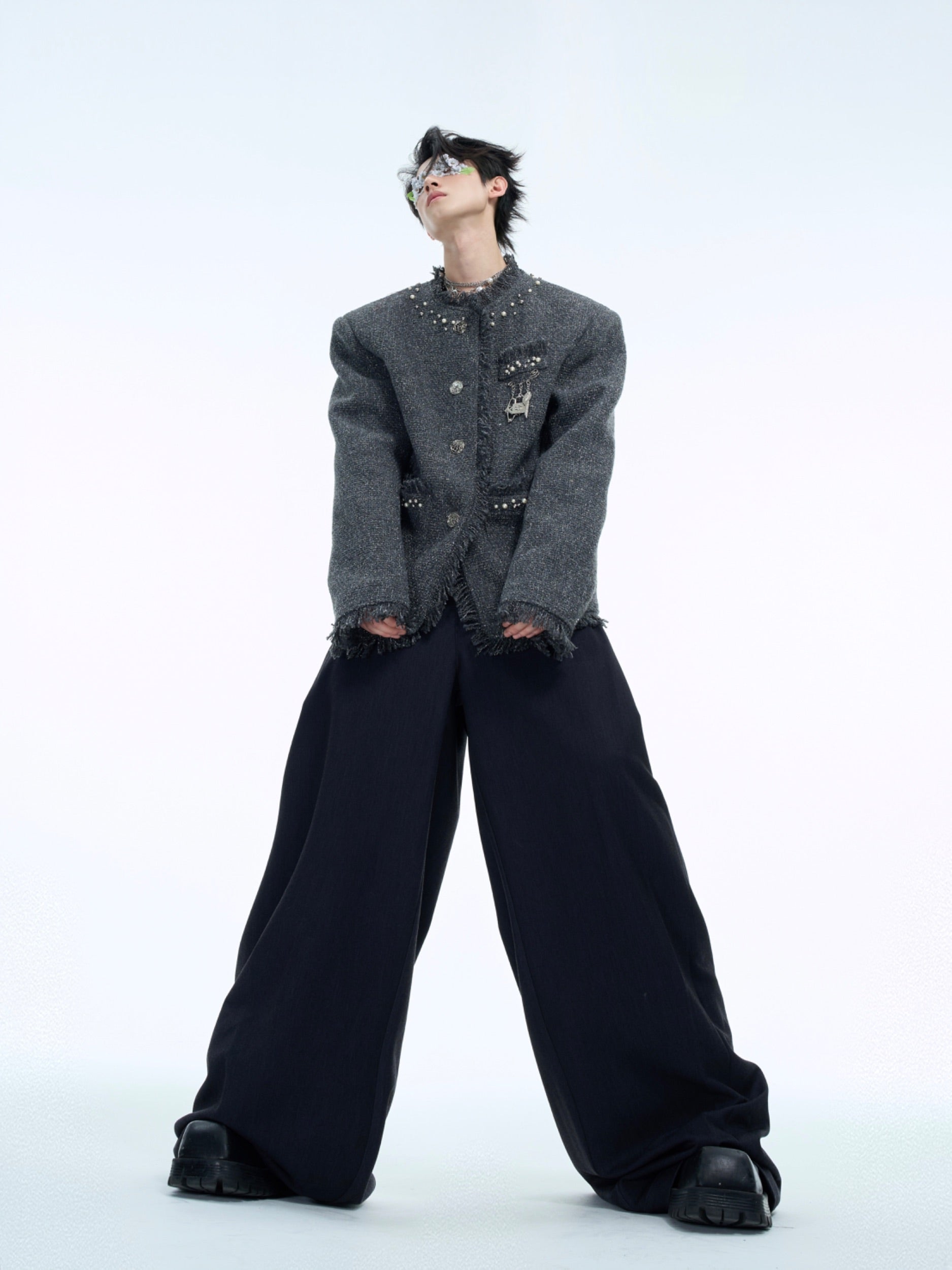【24s Dec.】Pearl Embellished Light Luxury Chanel Style Jacket