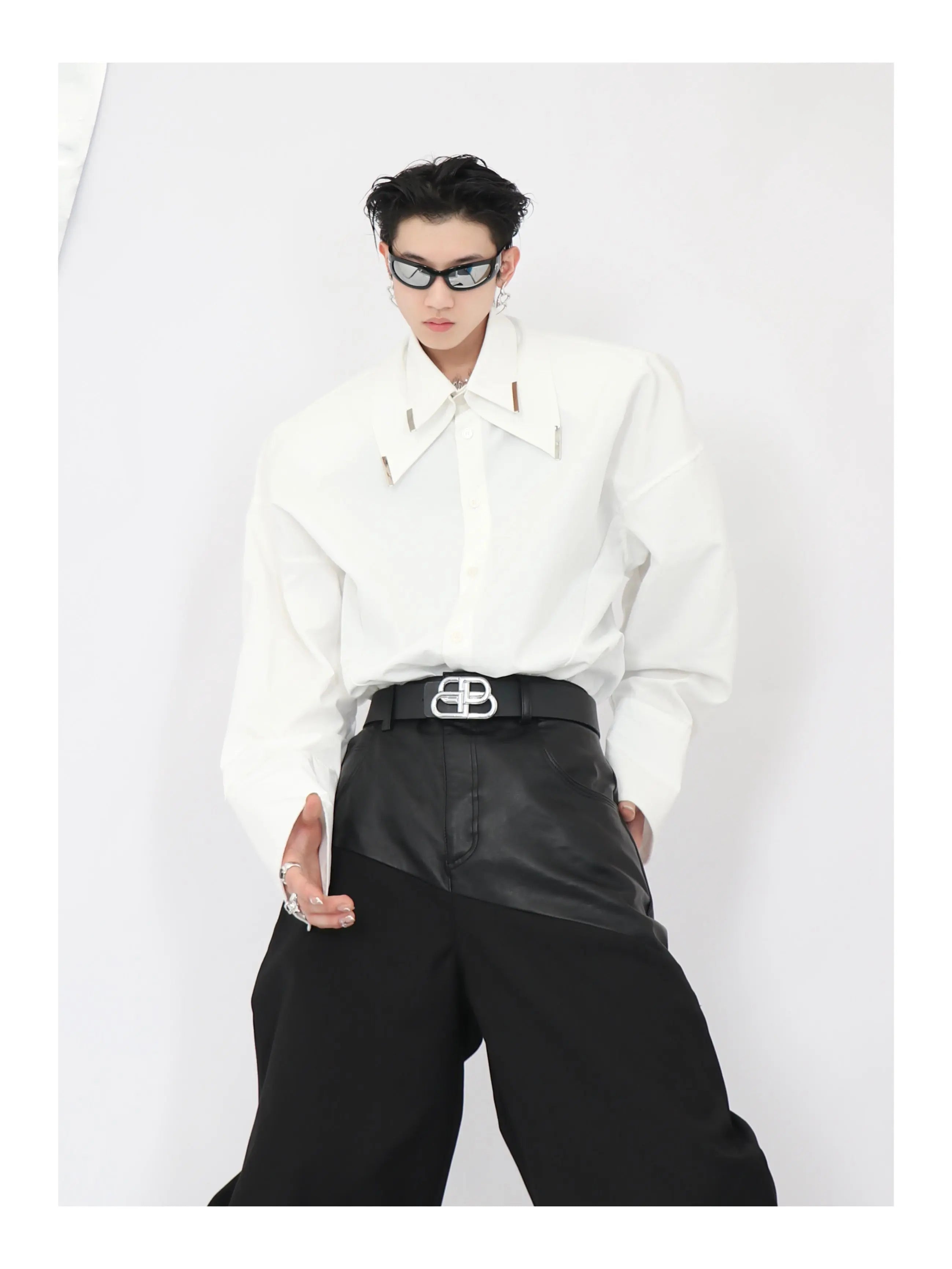Double White Shirt