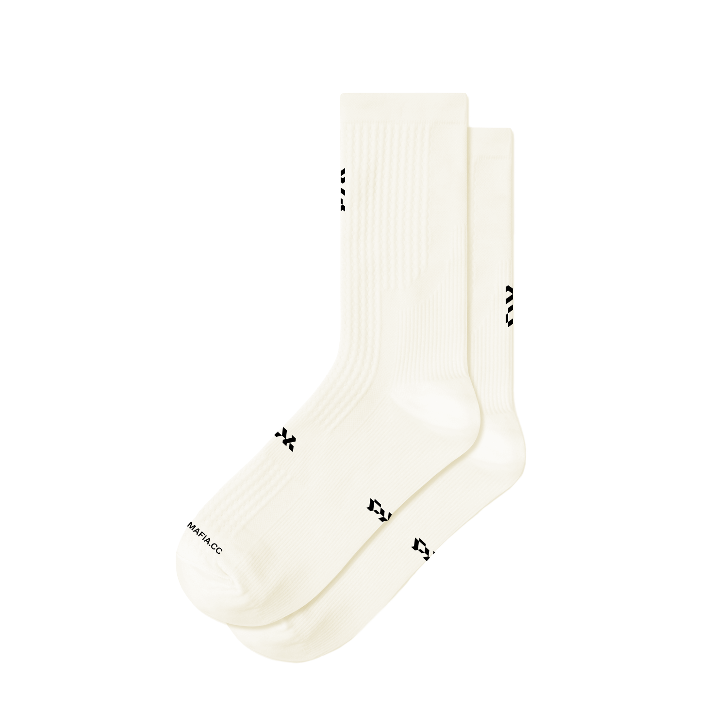 Flight Sock - Race Off White